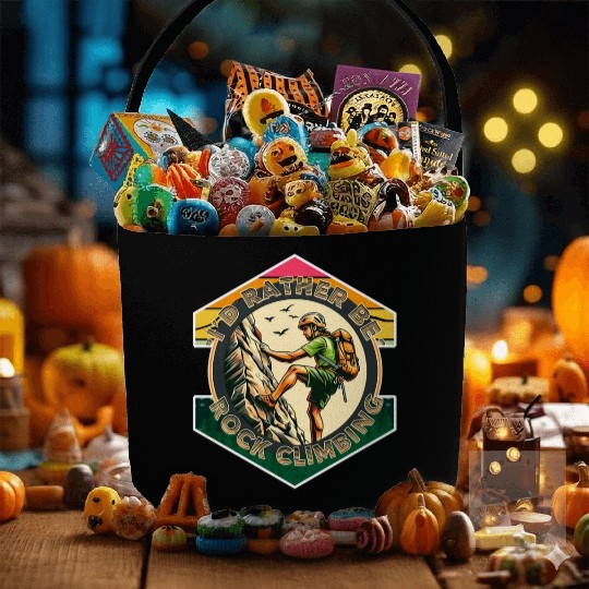 I'd rather be rock climbing Fabric Baskets