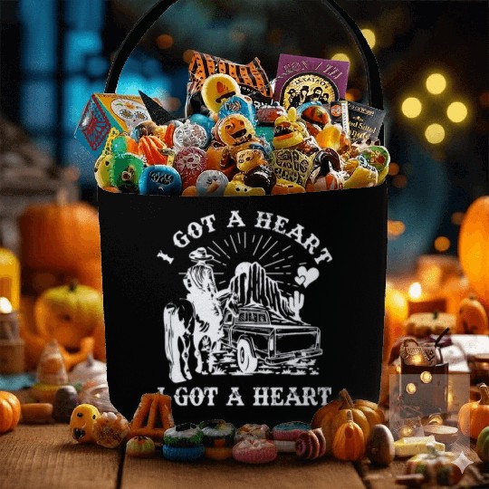 I Got A Heart Like A Truck Fabric Baskets