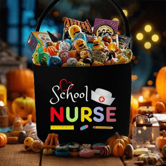 School Nurse Fabric Baskets