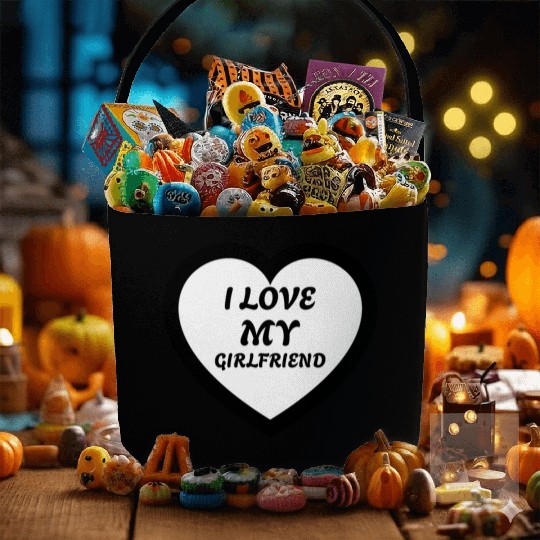 I love my Girlfriend Fabric Baskets