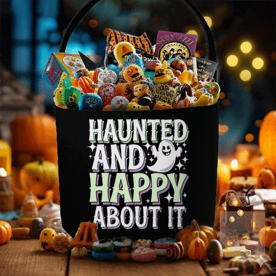 Paranormal Comedy Funny Ghost Humor Lighthearted Fabric Baskets