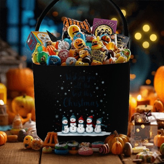 Wishing you all the best this christmas Fabric Baskets