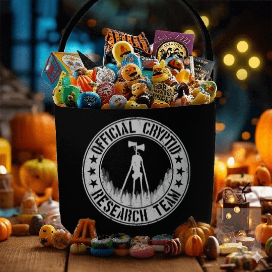 Cryptid Research Team Sirenhead Aliens Siren Head Fabric Baskets