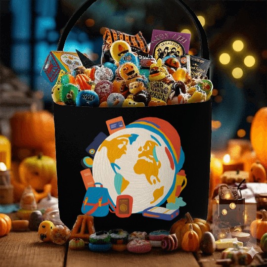 Wanderlust Vibes Fabric Baskets