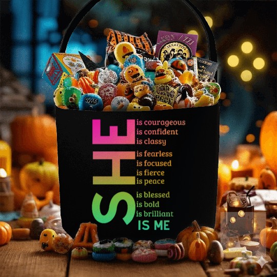 Woman Affirmation Black woman Quotes Fabric Baskets