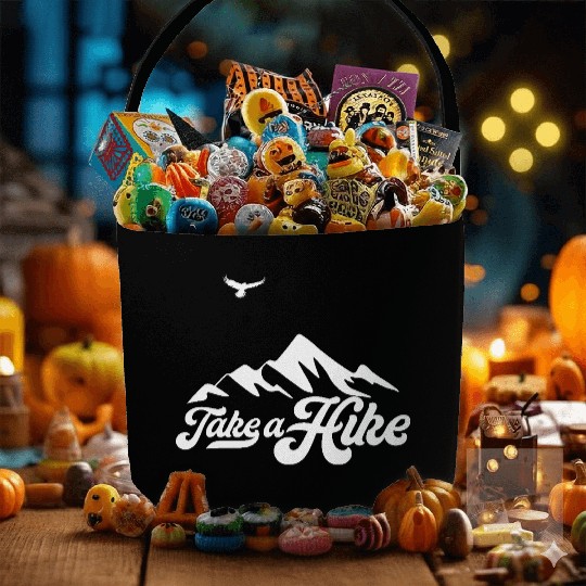 Take A Hike Fabric Baskets