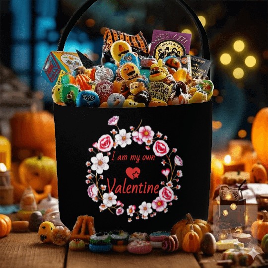 I am my own Valentine Fabric Baskets