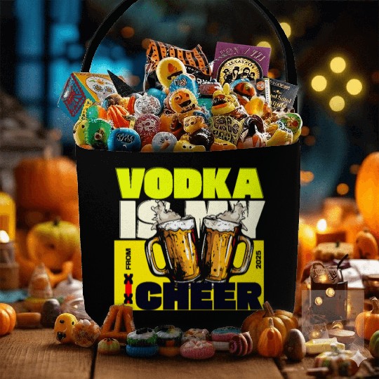 v is for vodka valentines CHEERS XX Fabric Baskets