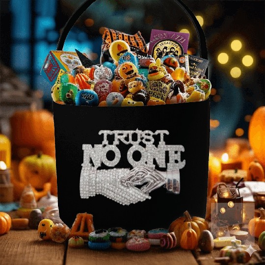 Trust No One Fabric Baskets