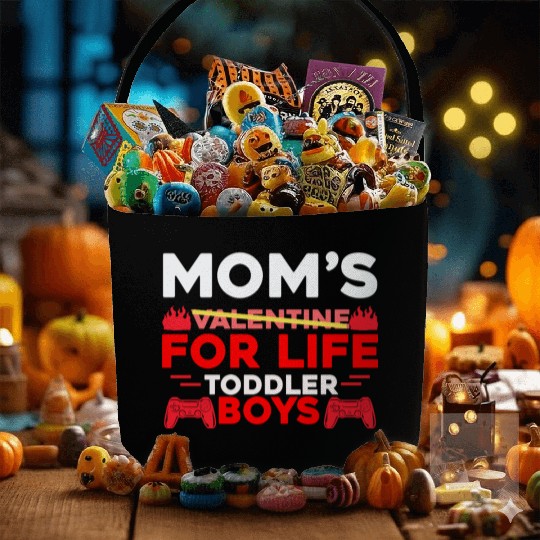 Mom s Valentine for Life Toddler Boys Fabric Baskets