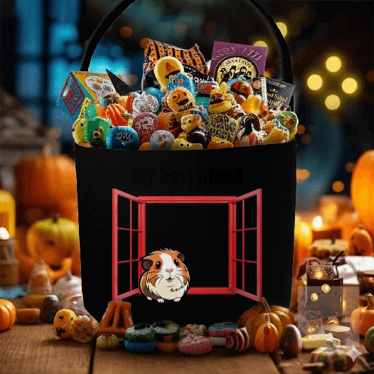 My Best Friend Guinea Pig Fabric Baskets