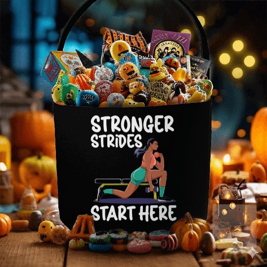 Bulgarian Squat Exercise Fitness Workout Gym Fabric Baskets