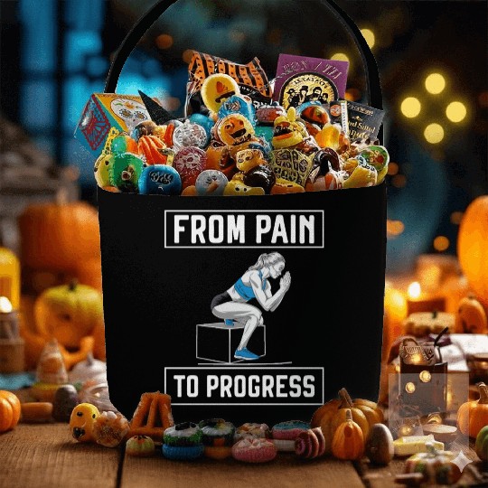 Bulgarian Squat Exercise Fitness Workout Gym Fabric Baskets