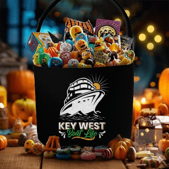 KEY-WEST BOAT LIFE Sailing Florida Keys West Keys Fabric Baskets