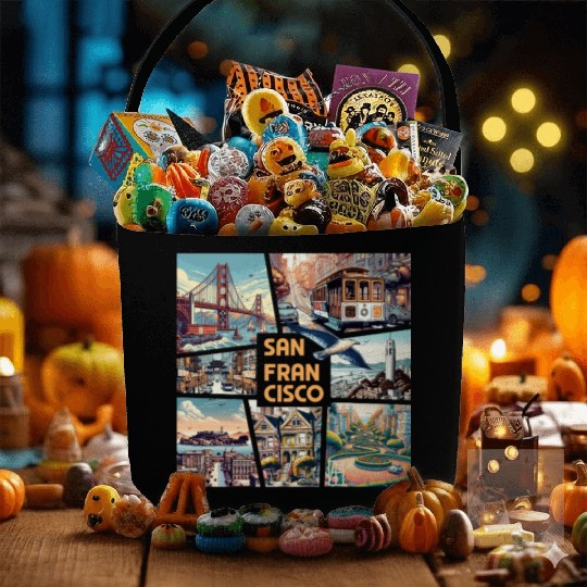 USA CITY - SAN FRANCISCO - TRAVEL - 1 Fabric Baskets
