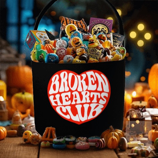 Broken Hearts Club Fabric Baskets