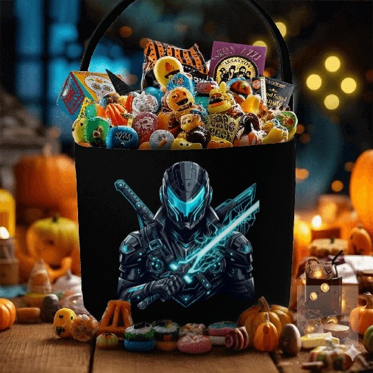 The Midnight Knight Fabric Baskets