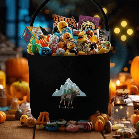 Grand Teton National Park Est. 1929 Wyoming Fabric Baskets