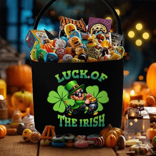 Luck of the Irish Fabric Baskets