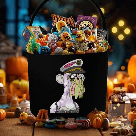 mutant ape pilot Fabric Baskets