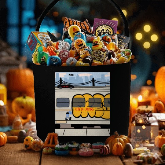 New York City – City of Dreams | NYC Skyline Fabric Baskets