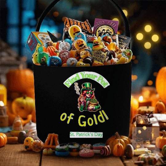 Find Your Pot Of Gold gift for St Patrick's Day Fabric Baskets