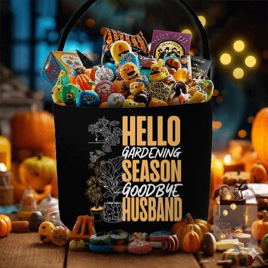 Plant Lover Gardening Husband Wife Fabric Baskets