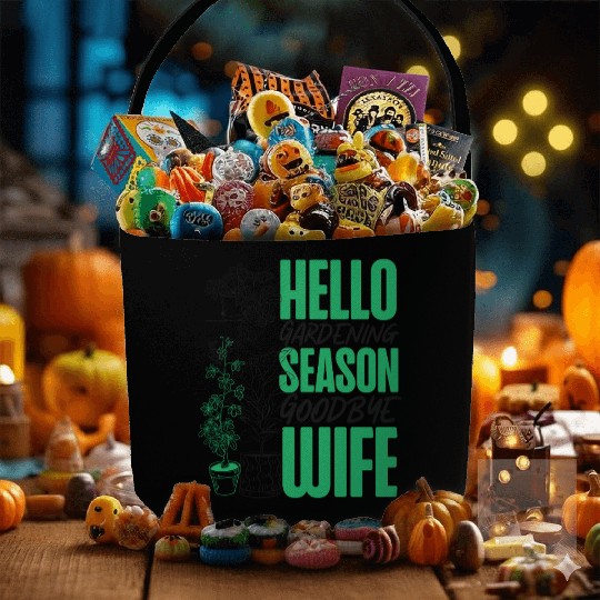 Plant Lover Gardening Husband Wife Fabric Baskets