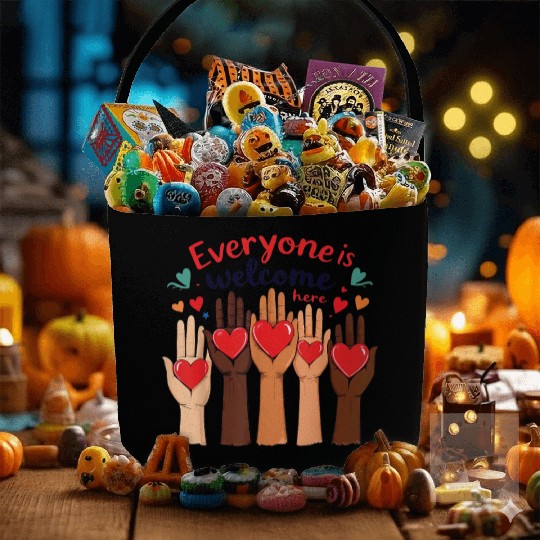 Everyone Is Welcome Here Idaho Teacher Fabric Baskets