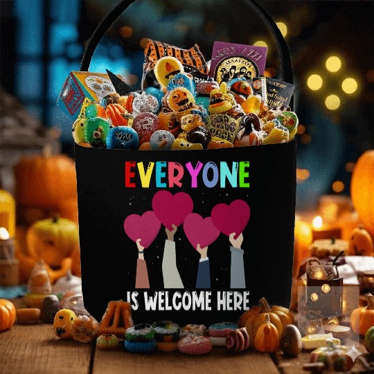 Everyone Is Welcome Here Idaho Teacher Fabric Baskets