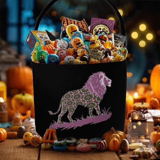 Star of David Pattern 1 Lion of Judah Fabric Baskets