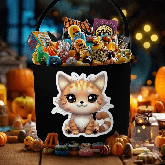 Kawaii Cat 2 Fabric Baskets