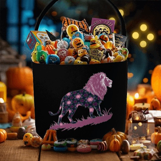 Star of David Pattern 20 Lion of Judah Fabric Baskets