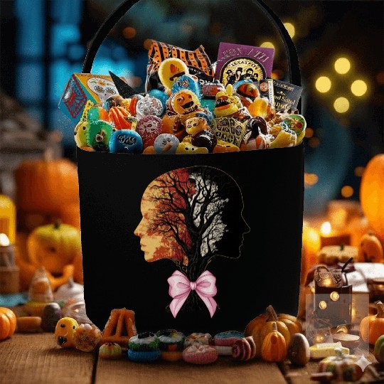 Coquette Bow Genealogy DNA Tree Family History Fabric Baskets