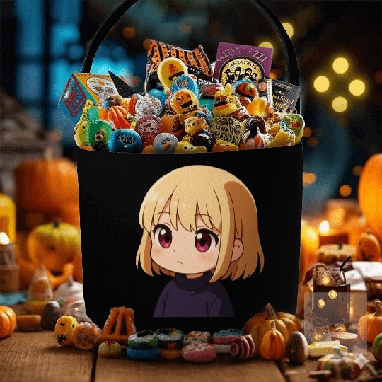 Cha Hae-In chibi version Fabric Baskets