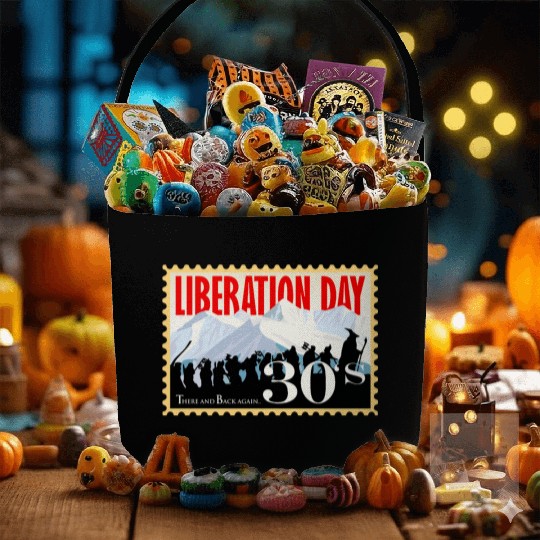 Liberation Day, There & Back Again 1930's Fabric Baskets