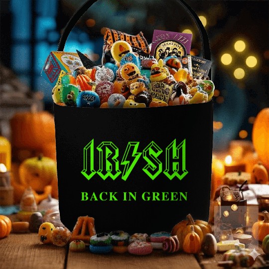 Irish Classic Rock - Back in Green Fabric Baskets