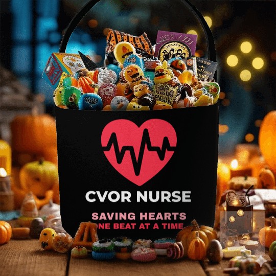 CVOR Nurse: Saving Hearts - Pretty Nurse Design Fabric Baskets