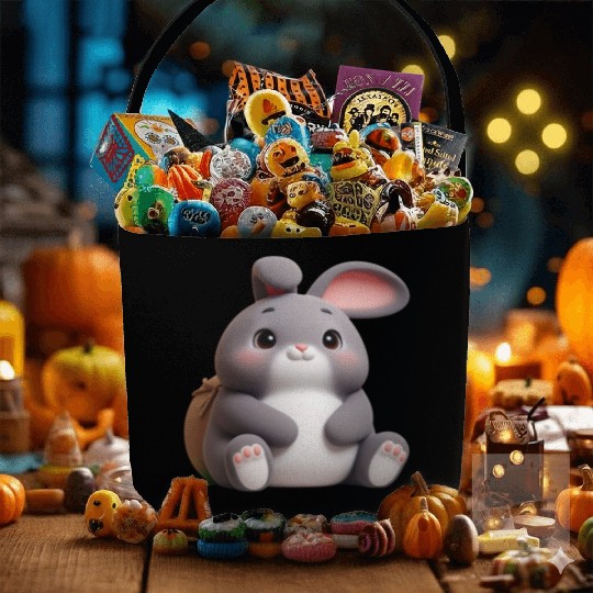 3D Bunny Fabric Baskets