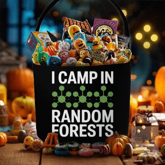 I Camp In Random Forest Data Scientist Fabric Baskets