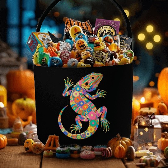 Beardies Pogona Reptile Herpetology Bearded Dragon Fabric Baskets