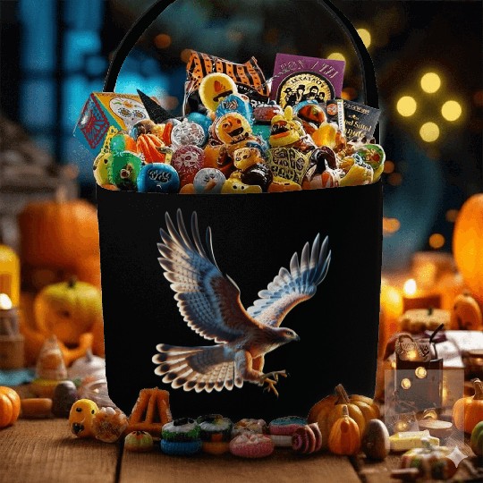 Majestic Hawk Flight Fabric Baskets