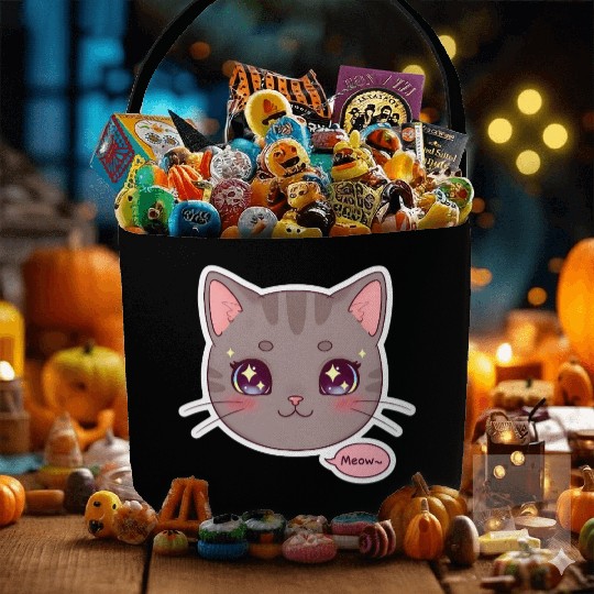 Kawaii Cat – Ultimate Cute Cat Aesthetic Fabric Baskets