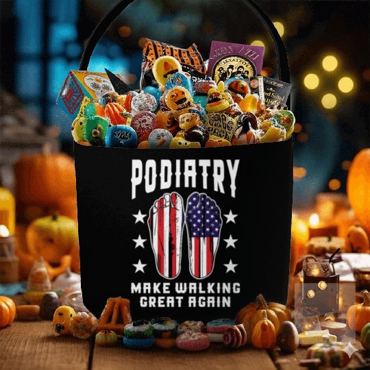 Make Walking Great Again Podiatry Design Fabric Baskets