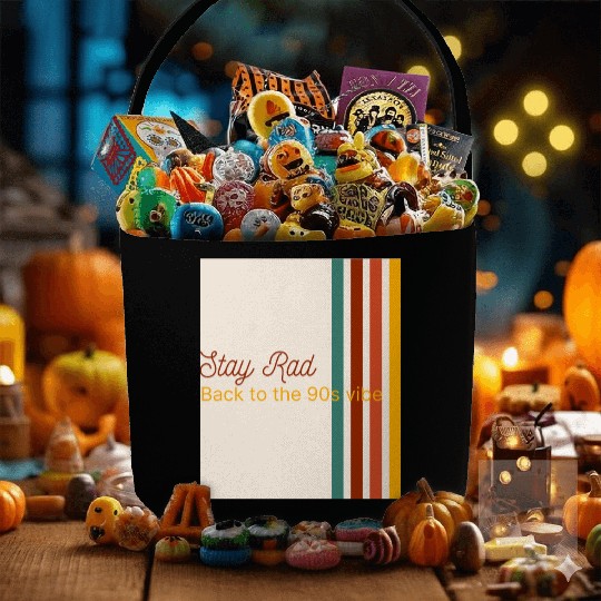 Retro 90s vibe men's Fabric Baskets