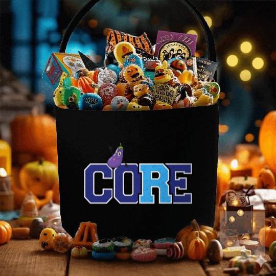 Core and eggplant Fabric Baskets