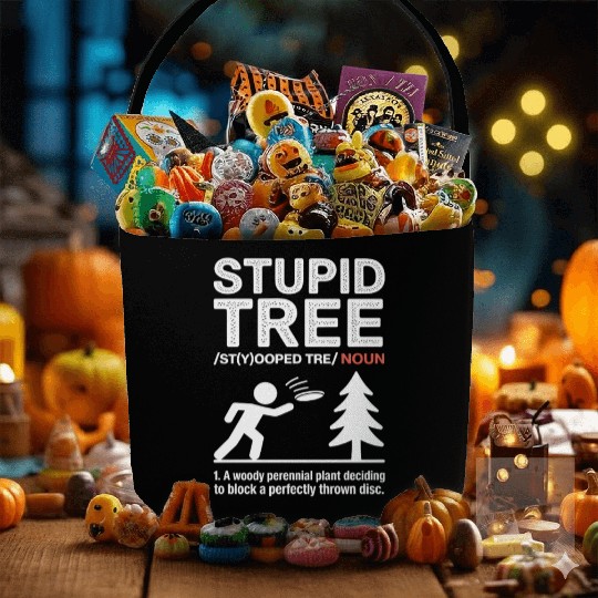 Funny Stupid Tree Frisbee Golf Memes Disc Golf Fabric Baskets