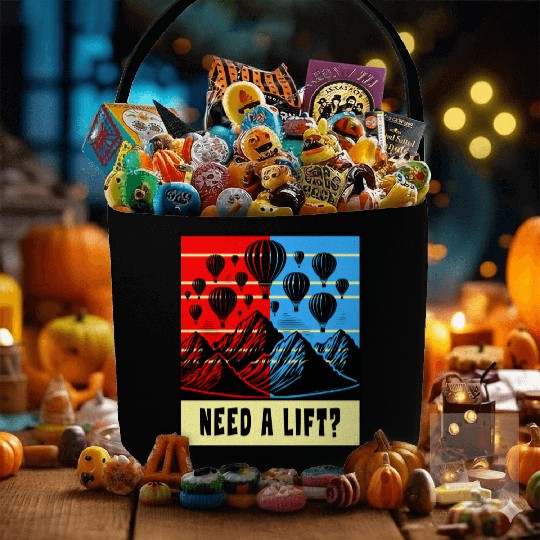 Hot Air Balloon Design Fabric Baskets