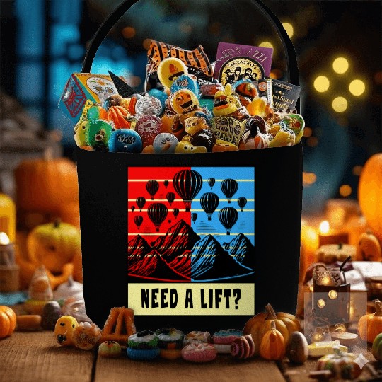 Hot Air Balloon Design Fabric Baskets