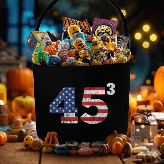 Trump 2028 45³ President Trump '28 45 Cubed45³ swe Fabric Baskets